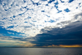 Blick auf die Ostsee bei Fehmarn